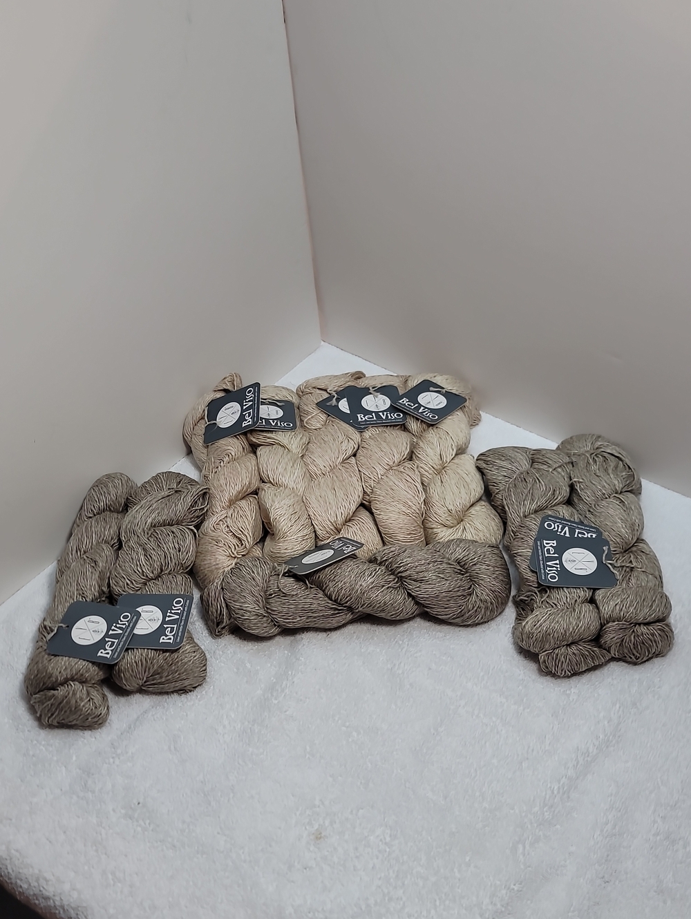 Bel Viso Blended Cotton  10 Skeins 2 Different Colors NWT